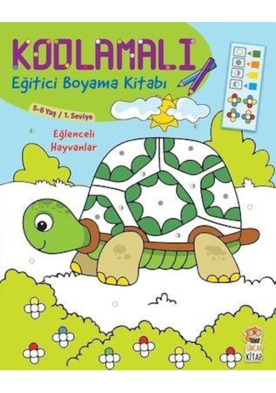 Kodlamalı Boyama Eğlenceli Hayvanlar - Sincap Kitap