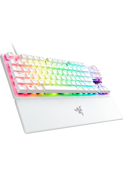 Razer Huntsman V3 Pro Tkl Beyaz Mekanik Oyuncu Klavyesi 8khz Hyperpolling Analog Optik Switch Rapid Trigger Abd Qwerty Rz03-05521000-r3m1
