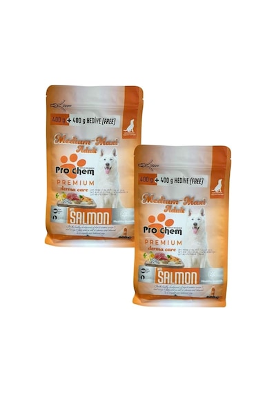 Pro Chem Premium Derma Care Somonlu Medium & Maxi Yetişkin Köpek Maması 2 x 800 G