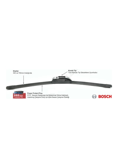 Mazda 2 Muz Silecek Takımı 2008-2013 Bosch Aerotwin