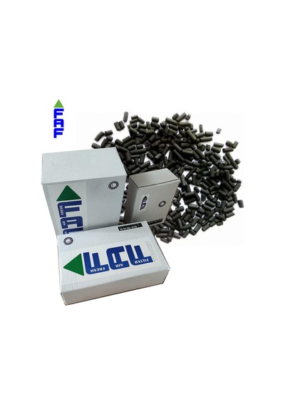 Faf Fresh Air Filter 3- 4 Mm Emprenye Edilmiş Silindirik Aktif Karbon Havadaki Koku Ve Gazları Saflaştırmada Extra G Diğer