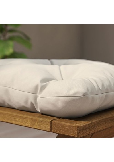 Ikea Kuddarna Dış Mekan Sandalye Minderi, Açık Gri-bej, 36x32 Cm