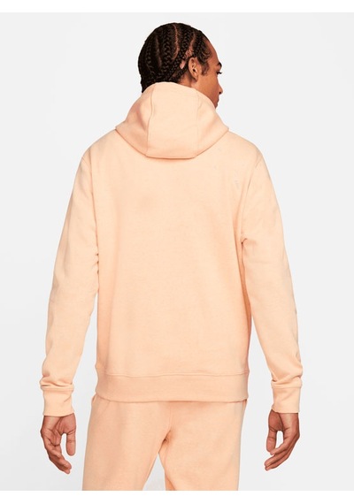 Nike Sportswear Hoodie Fleece Şardonlu Kapüşonlu Sweatshirt Somon