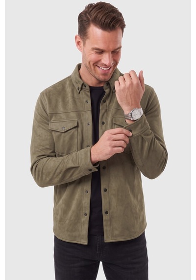 Rizzup Erkek Regular Fit Tüylenmeyen Kırışmayan Haki Süet Gömlek Likralı Çıtçıtlı Çift Cepli 2302329 Rizzup Erkek Regular Fit Tüylenmeyen Kırışmayan Haki Süet Gömlek Likralı Çıtçıtlı Çift Cepli 2302329