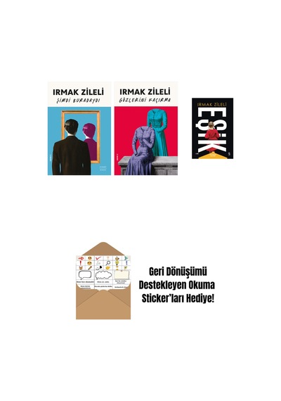 Şimdi Buradaydı + Gözlerini Kaçırma + Eşik + Okuma Sticker'ları