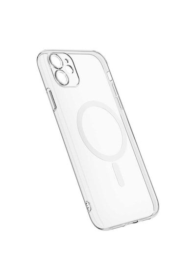 Apple iPhone Uyumlu 11 Kılıf Sararmaz Ultra İnce Sert Premium Mika Magsafe Kamera Yükseltili Pazarplus Şeffaf