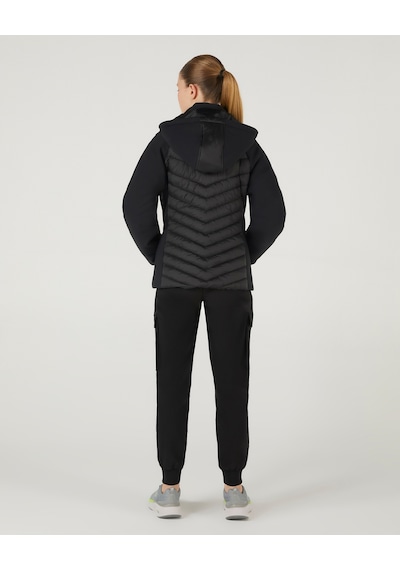 Skechers W Outerwear Padded Jacket Kadın Siyah Mont S242042-001 Siyah