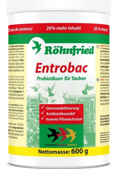 Röhnfried Entrobac Probiyotik Takviyesi 500 G +100 G