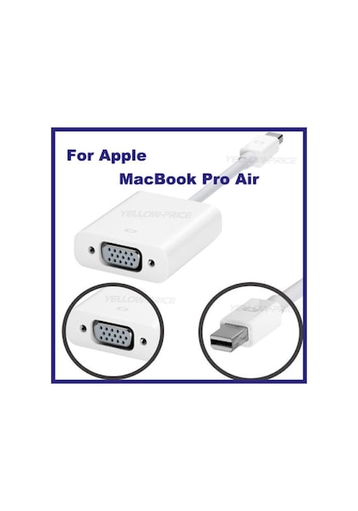 Mini Displayport To Vga Çevirici Apple Uyumlu MacBook - Thunderbolt To Vga Bst (242143132)
