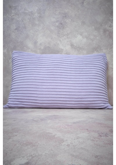 Peraluna Free Pıllow %100 Organik Pamuk Triko Yastık Kılıfı 60x40 Cm Lila - Lila