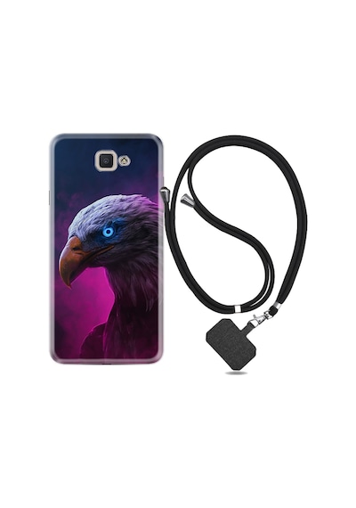 Samsung Uyumlu Galaxy J7 Prime 2 Kılıf Ipli Askılı Kartal 1622