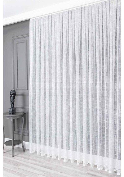 Evdepo Home Kullanıma Hazır Örme Tül Perde (540736759)
