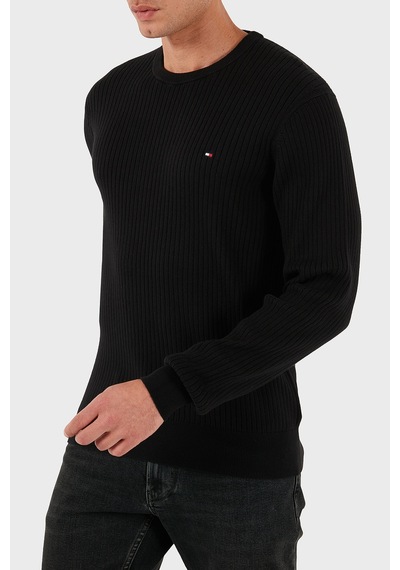 Tommy Hilfiger Erkek Kazak Mw0mw40449 Bds Siyah Siyah
