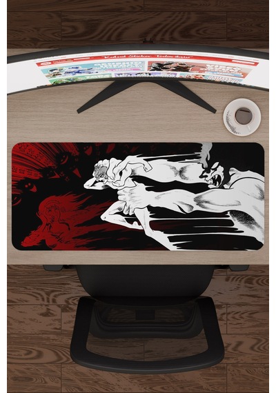 Devilman Crybaby Anime V4 - 70x30 Xl Gaming Kauçuk Kaymaz Taban Mouse Pad Fare Altlığı