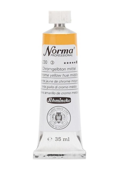 Schmincke Norma Profesyonel Yağlı Boya 35 ML 230 Chrome Yellow Hue Medium