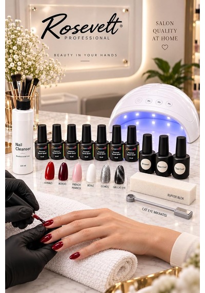 Tr Professional Kalıcı Oje Seti 6 Renk 15 Ml Büyük Boy + Led Lamba + Primer Base Top Coat + Cat Eye Tr Professional Kalıcı Oje Seti 6 Renk 15 Ml Büyük Boy + Led Lamba + Primer Base Top Coat + Cat Eye