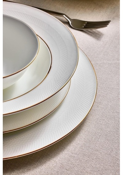 Aryıldız Ardini Bone China 60 Parça Yemek Takımı Altın