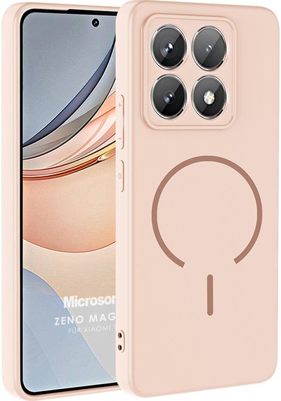 Microsonic Xiaomi 14t Pro Kılıf Zeno Magsafe Rose Gold -