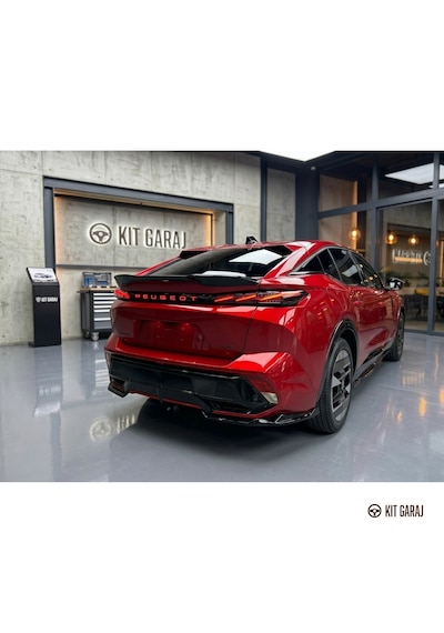 Peugeot 408 Piona Black Parlak Siyah Bagaj Üstü Spoiler Plastik