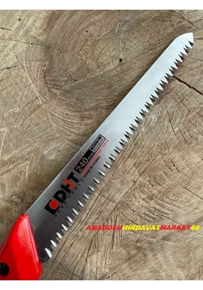 Dht Ağaç Budama Testeresi Çift Diş Bağ Budama Testeresi 40cm