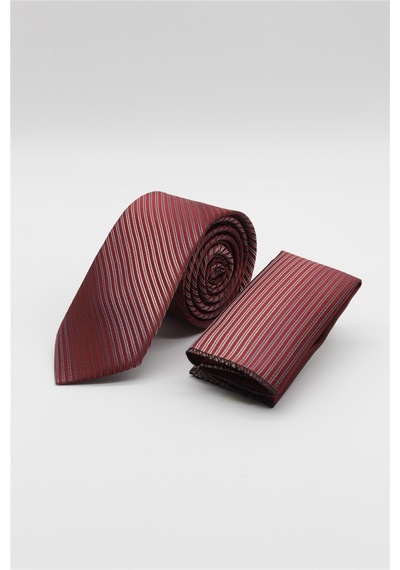İmza Kırmızı Desenli 6 Cm Kravat 1090255122