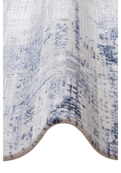 Alya Modern Tasarım Makine Oval Halı 20440 Mavi