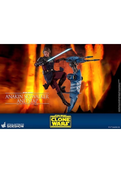 Hot Toys Anakin Skywalker and STAP Sixth Scale Figure Set - TMS20 906795 - The Clone Wars