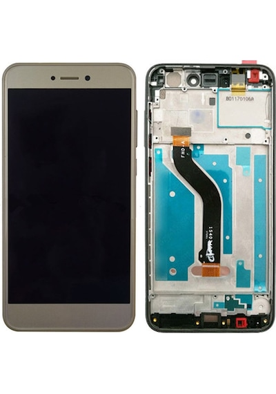 Huawei P9 Lite 2017 Lcd Ekran Dokunmatik Gold Çıtalı