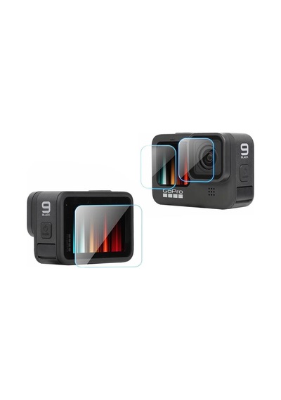 Gopro Hero 9/10 Tamperli 3 Parça Kırılmaz Ekran Koruyucu