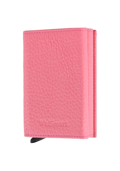 Walsmart Pro Cover Floater Akıllı Mekanizmalı Deri Cüzdan Pembe