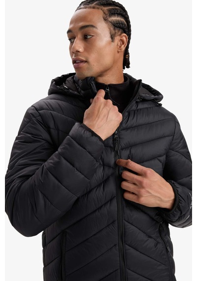 Defacto Su İtici Rüzgar Geçirmez Slim Fit Mont A3034AX23AU Siyah