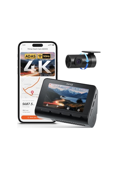 Starvıs'li 70mai 4k Araç Kamerası Ön Ve Arka, Dahili 5ghz Wifi Ve Gps Araç Kamerası, Süper Gece Görüşü, Adas, 3'' Ips Ekran, 24h Park Modu, Zaman Ayarlı...-122107 Starvıs'li 70mai 4k Araç Kamerası Ön Ve Arka, Dahili 5ghz Wifi Ve Gps Araç Kamerası, Süper Gece Görüşü, Adas, 3'' Ips Ekran, 24h Park Modu, Zaman Ayarlı...-122107