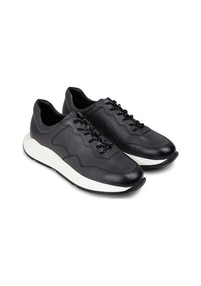 Deery Hakiki Deri Gri Erkek Sneaker Ayakkabı - 01725Mgrıe04 Gri