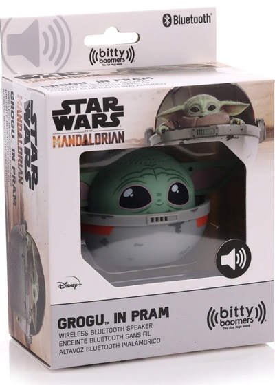 Bitty Boomers Star Wars-grogu İn Pram Figürlü Lisanslı Mini Bluetooth Hoparlör