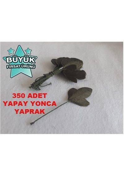 Yapay Kumaş Yaprak Süsleme Malzemesi (350 Adet)
