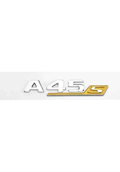Benz A45s Krom Sarı Black Bagaj Yazısı 3m 3d Abs