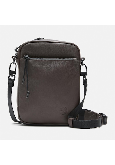Timberland Tuckerman Leather Crossbody Bag Unisex Omuz Çantası-31618 Kahverengi