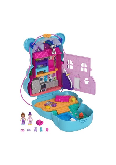 Gkj63 Polly Pocket Çanta Olabilen Micro Oyun Setleri / +4 Yaş - Izbp-890099 1 Adet