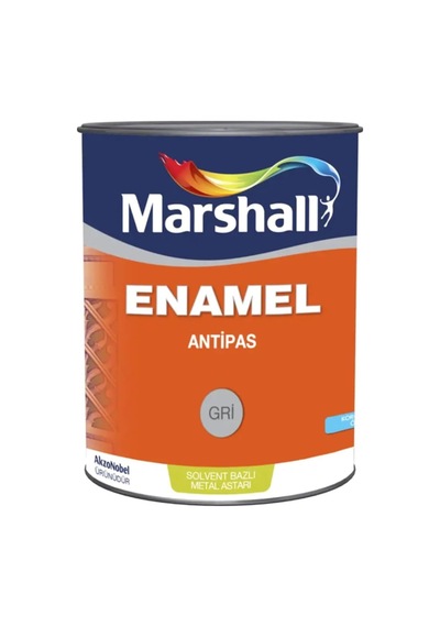 Enamel Antipas Gri 1kg Solvent Bazlı Metal Astarı 0