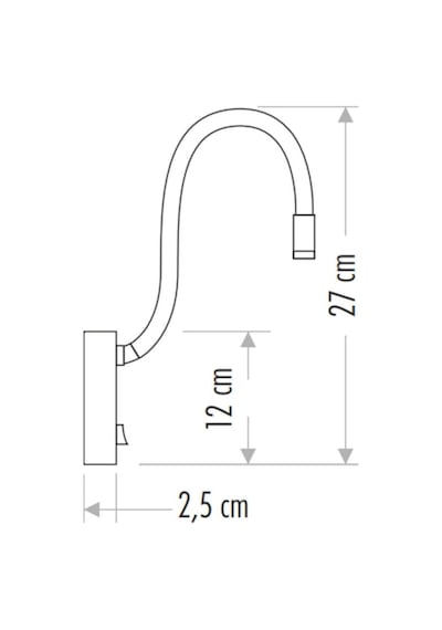 Cata Ct 5232 3w Baykuş Ledli Aplik Ct 5232 G Siyah
