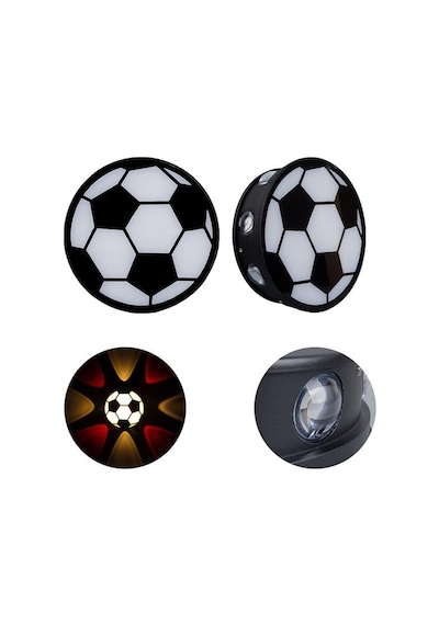 Pm-24456 Gün Işığı - Kırmızı Futbol Topu Dekoratif Led Duvar Aplik Adaptor Sec-Kumanda-Metraj Seç Yok-Kumanda-Yok