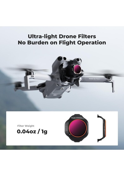 K&f Concept Djı Mini 5 Pro Uyumlu 6 Lı Filtre Seti / Cpl Nd4&pl Nd8&pl Nd16&pl Nd32&pl Nd64&pl