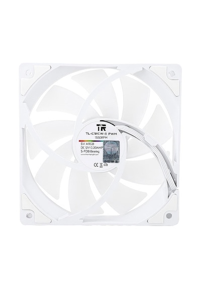 Thermalright Tl-c12cw-s Argb 120mm Beyaz Kasa Fanı