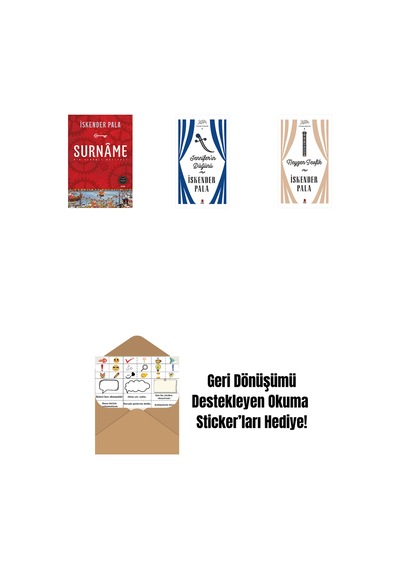 Surnâme - Bir Osmanlı Mâcerası + Jennifer In Düğünü Ciltli + Neyzen Tevfik Ciltli + Okuma Sticker'ları