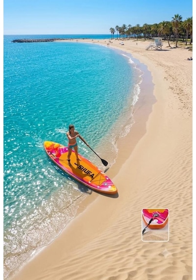 Shufa Şişme Sup Board/ Stand Up Paddle Board 320 81 15cm Full Set Mavi
