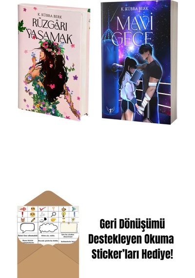 Rüzgârı Yaşamak Ciltli + Mavi Gece + Okuma Sticker'ları