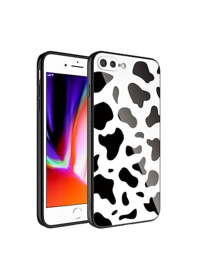 Apple iPhone Uyumlu 7 Plus Kılıf Kamera Korumalı Desenli Sert Silikon Epoksi Kapak - No7 NO7 No7