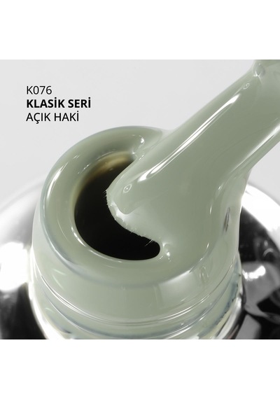 Kalıcı Oje K076, Açık Haki, 10 Ml Diğer