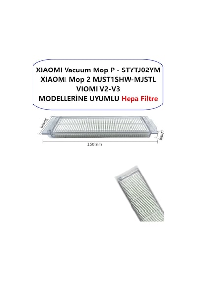 Xiaomi Uyumlu Mi Robot Vacuum Mop P Stytj02ym Modeli Uyumlu Yedek Parçaları