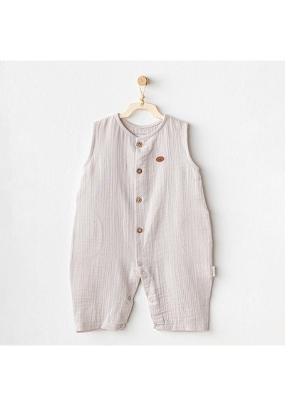 Andywawa Ac25883 Müslin Home Bebe Tulum Beige STANDART